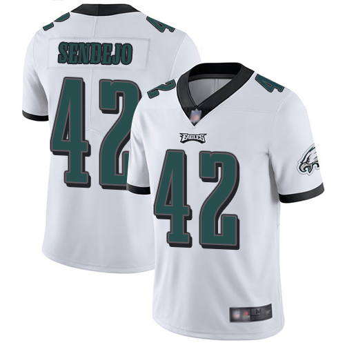 Men Philadelphia Eagles #42 Andrew Sendejo White Vapor Untouchable NFL Jersey Limited Player Football->philadelphia eagles->NFL Jersey